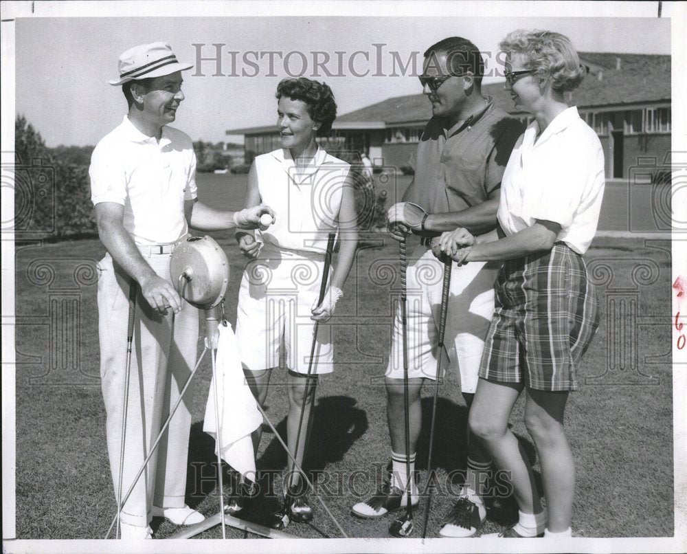 1959 Mr Mrs William Brouke Golf Thomas Ball - Historic Images
