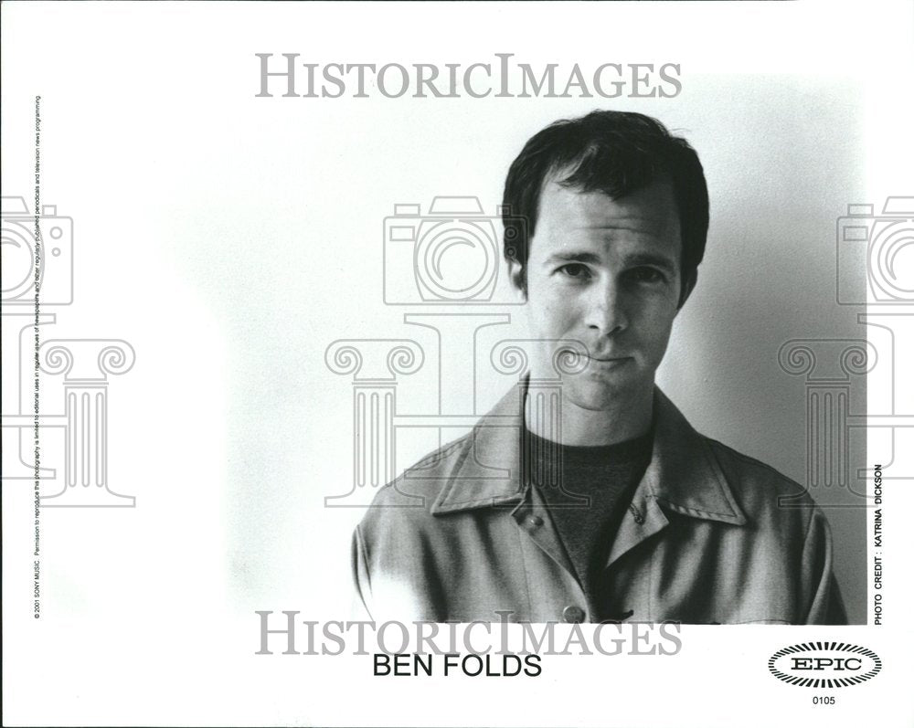 2001 Benjamin Scott Ben Folds Singer Band - Historic Images