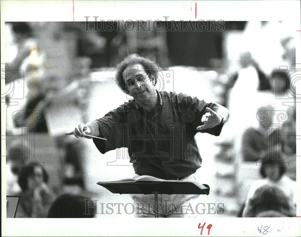 1990 Lawrence Foster American Conductor. - Historic Images