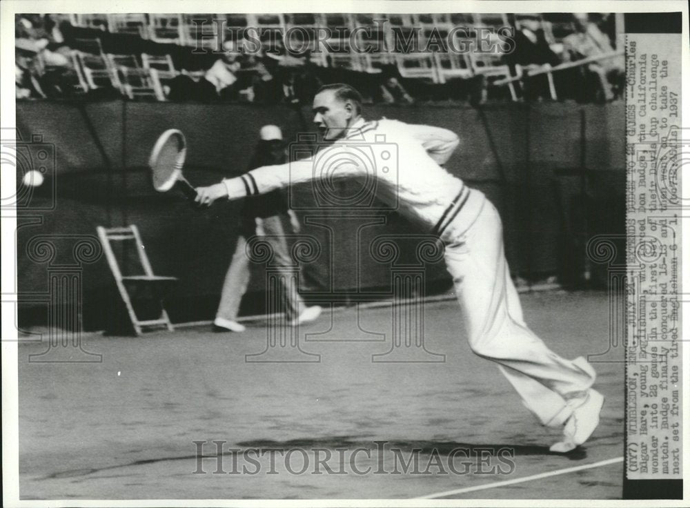 1937 Dob Budge American Tennis Player.-Historic Images