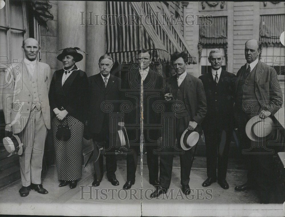 Press Photo Mrs Borden Harriman Industrial Commission - RRV23433 - Historic Images