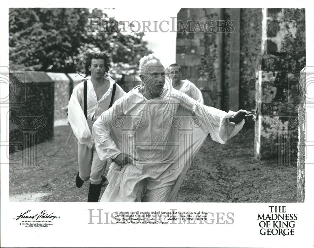 1994 Press Photo Sir Nigel Barnard Hawthorne actor role - Historic Images