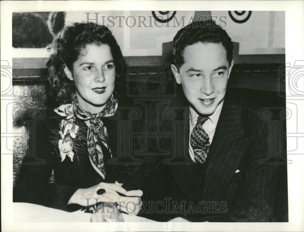 Press Photo Boston David Hopkins Son Harry Bride WPA - RRV23605 - Historic Images