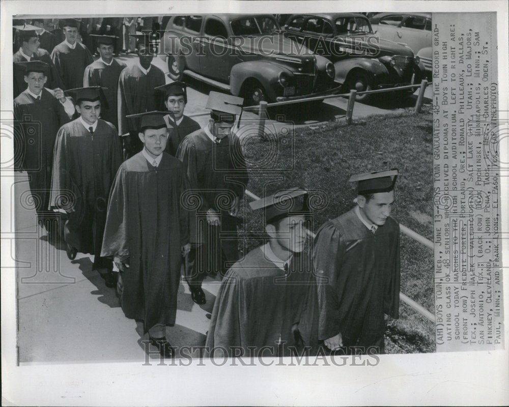 1948, Boy Town Graduate High School Fredrick - RRV23649 - Historic Images