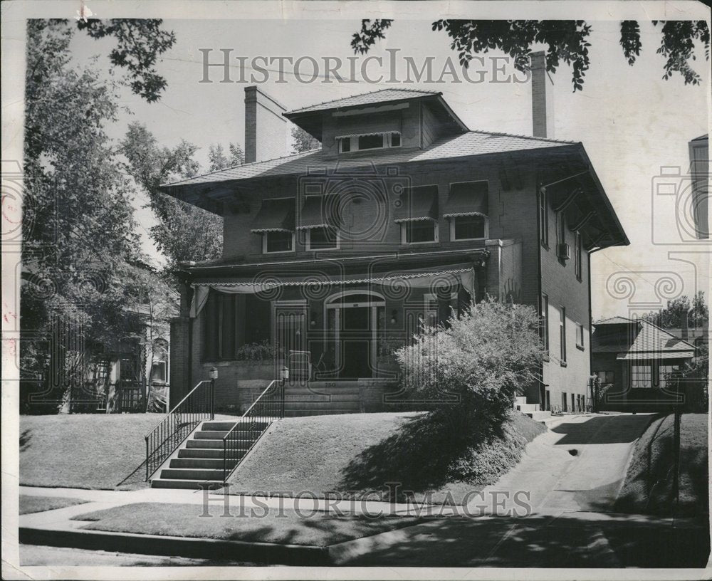 1953 Eisenhower&#39;s mother-in-law home - Historic Images