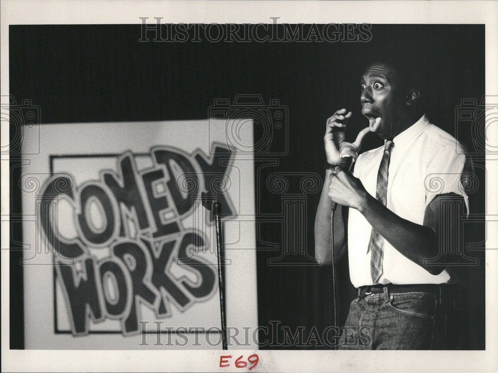 1985 Louis Johnson  Comedy Club Larimer - Historic Images