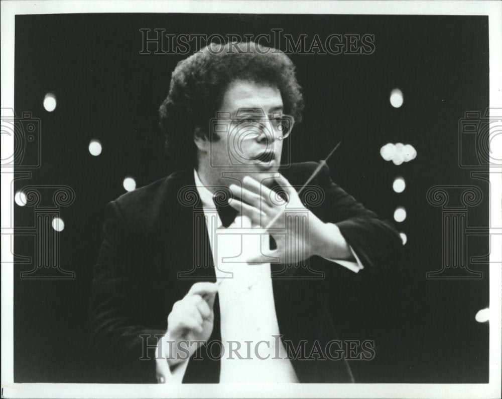 1980 Press Photo Conductor James Levine - Historic Images