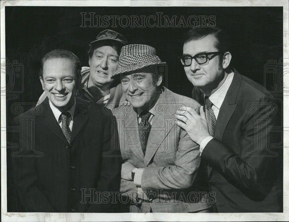 1971 Press Photo Don Knotts takes memory walk - Historic Images