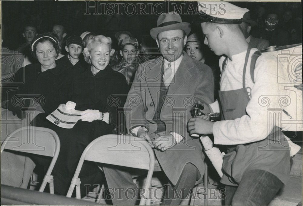 1951, Vendor Refreshments Sports Baseball - RRV23839 - Historic Images