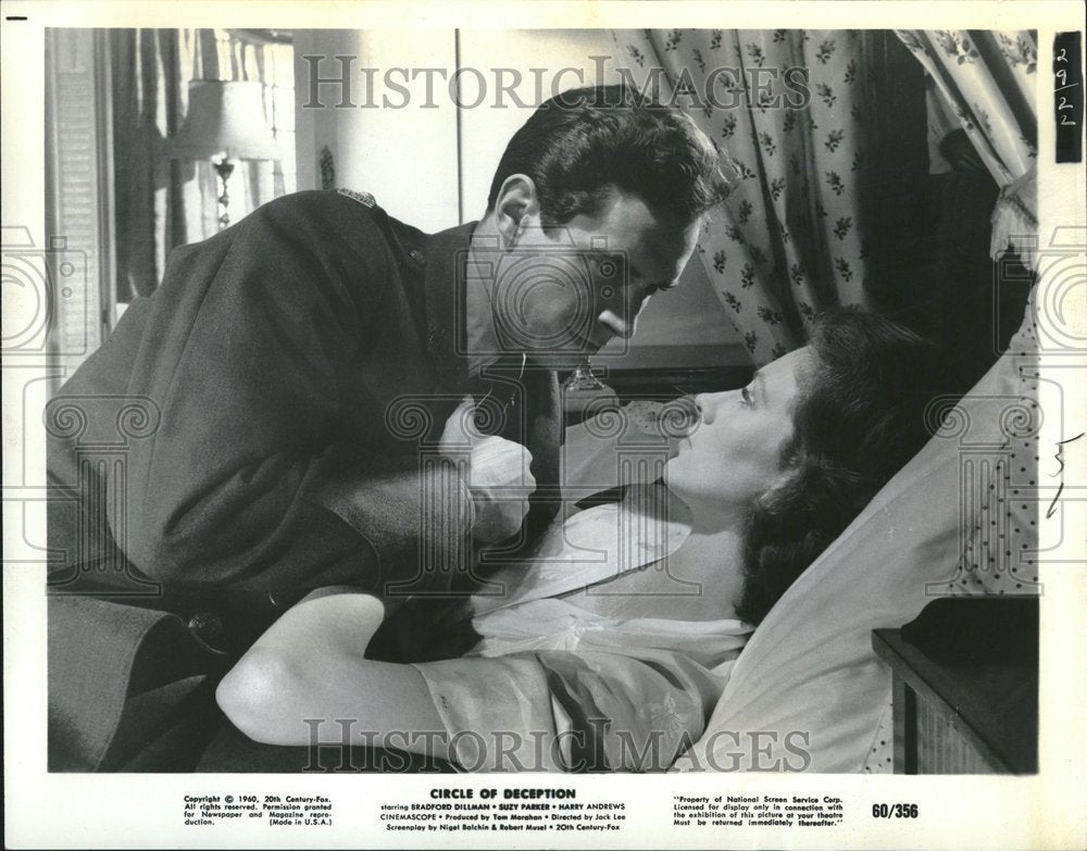 1961 Press Photo Dillman Bradford Circle Deception Pose - RRV24037 - Historic Images