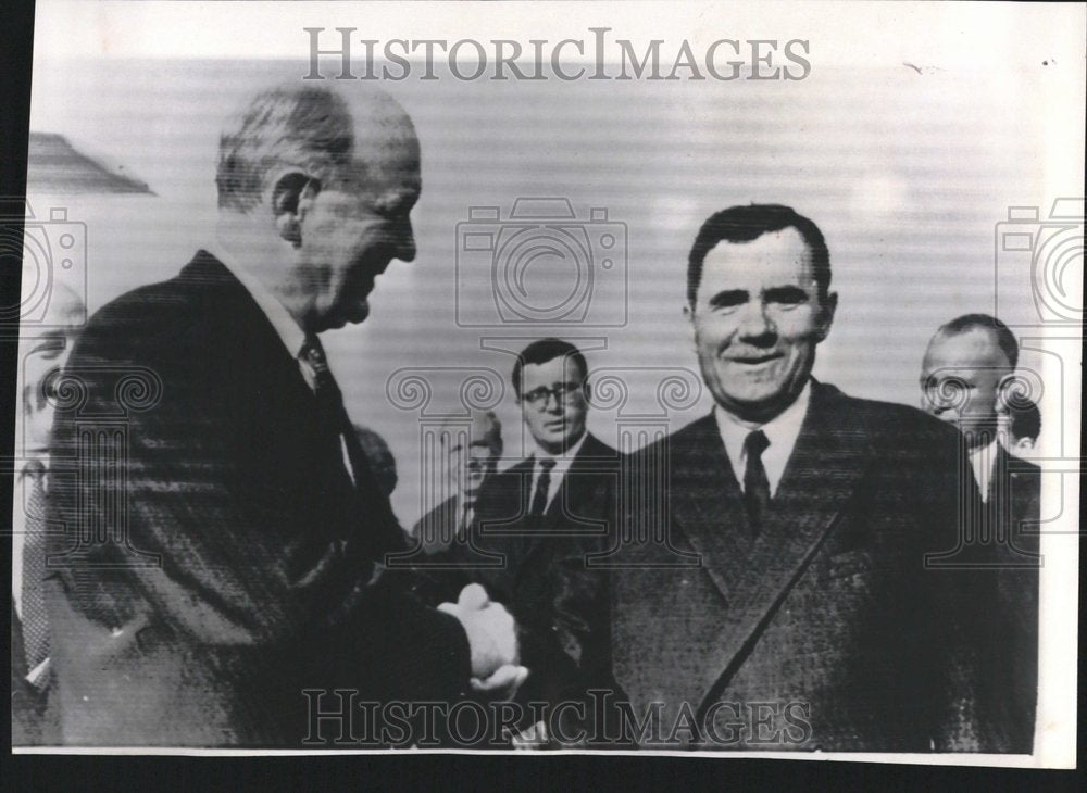 1963 Press Photo Dean Tusk Secretary Of State Moscow - Historic Images