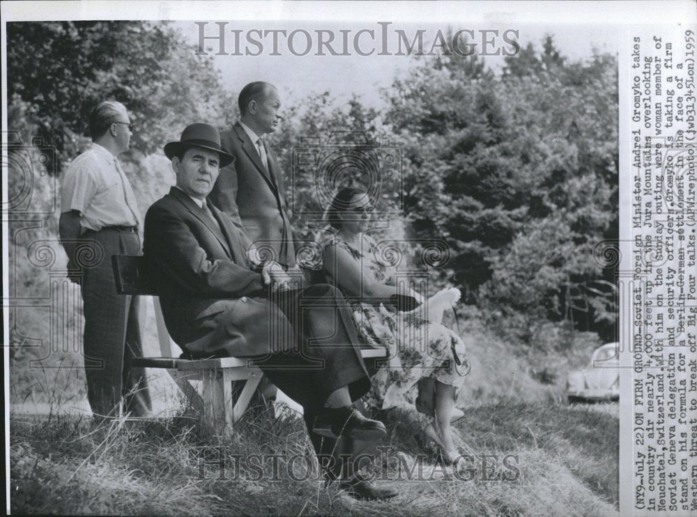 1959, Soviet Foreign Minister Andrei Gromyko - RRV24085 - Historic Images