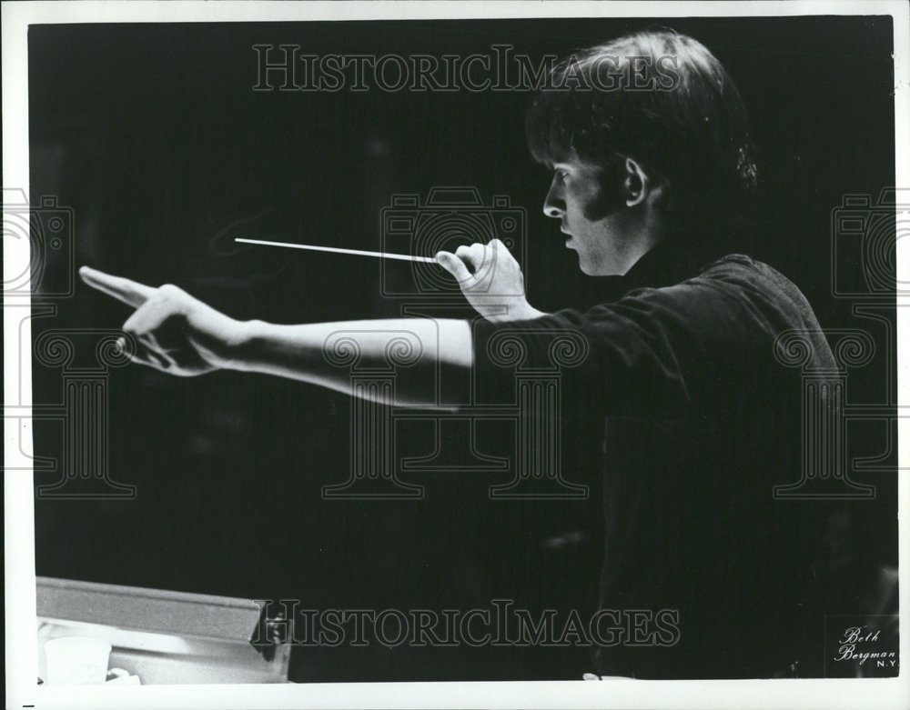 1974 Press Photo James Conlon American Conductor Music - Historic Images