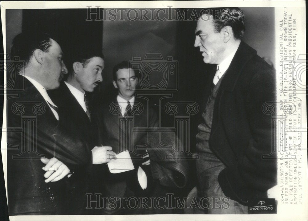 1935 Rep. Hamilton Fish Republican Nevada - Historic Images