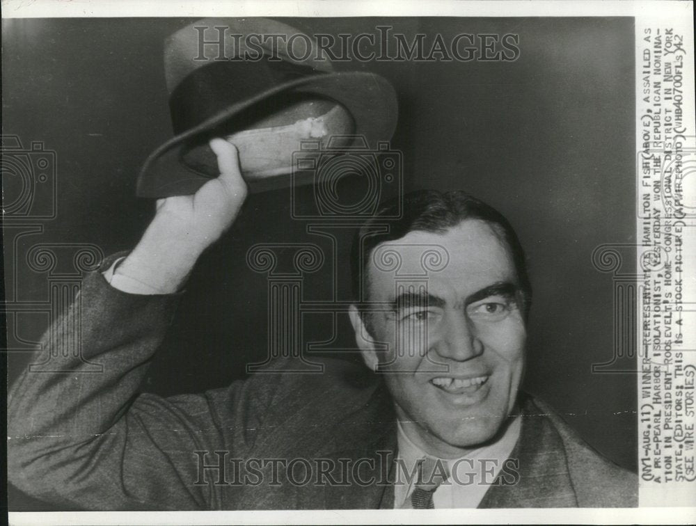 Press Photo Fish Hamilton Republican Nominee - Historic Images