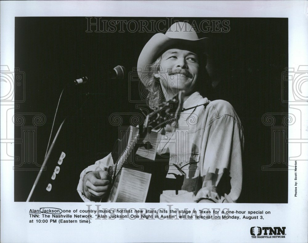 Undated Press Photo Alan Jackson One Night in Austin - Historic Images