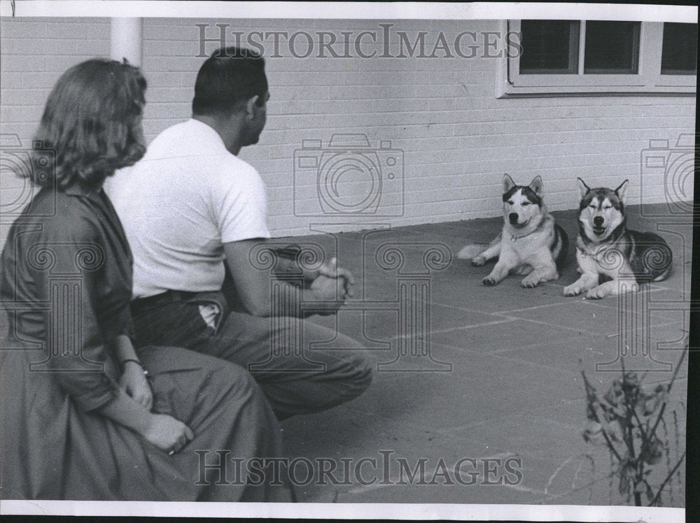 1956, Albert Field Dog Trainer Trainer Nikki - RRV24719 - Historic Images