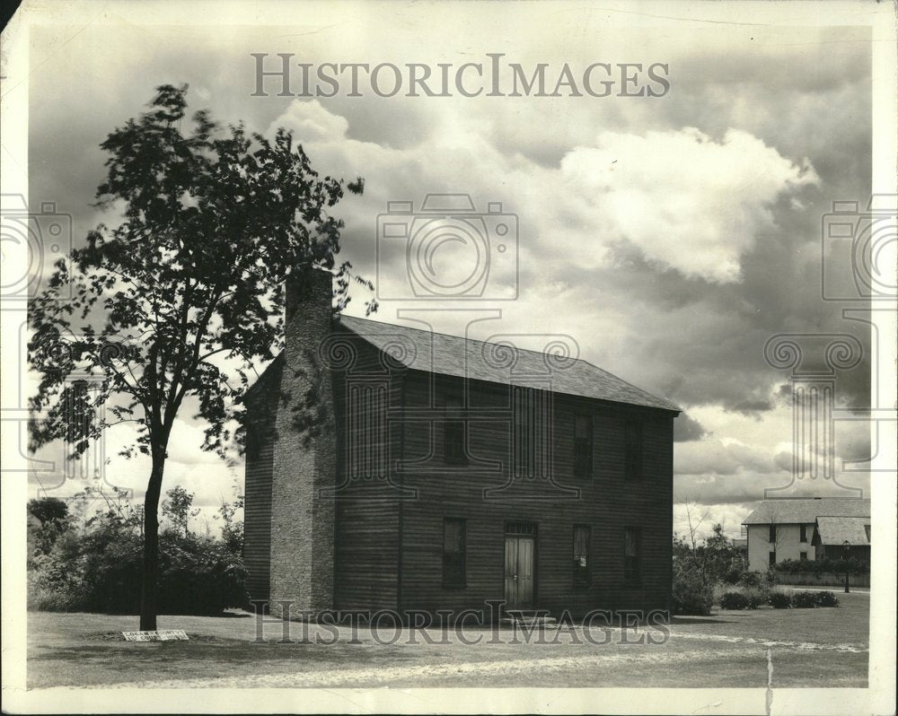 1987 Press Photo Courthouse Dearborn Michigan Henry For - Historic Images