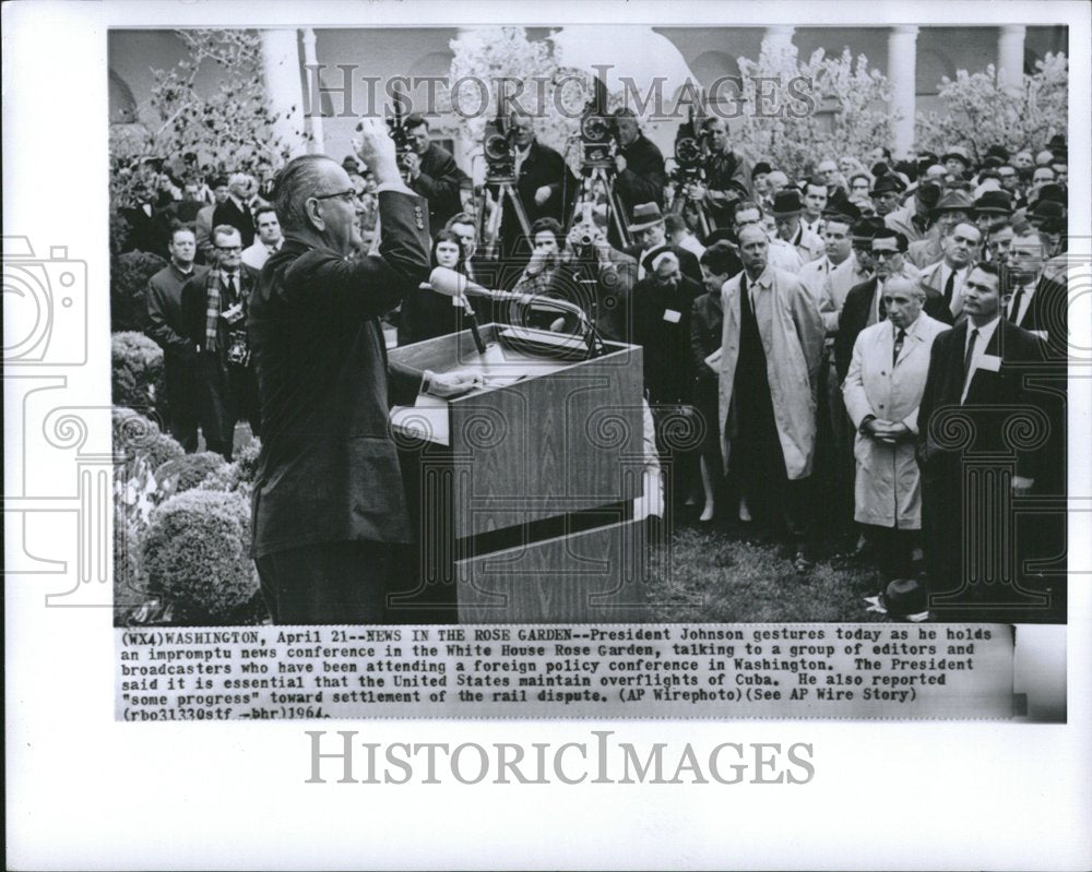 1964 President Lyndon Johnson White House-Historic Images