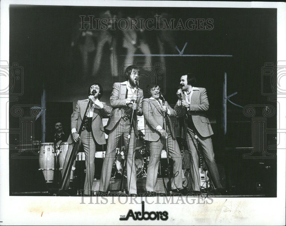 1978 Press Photo The Arbors American Pop Group - Historic Images