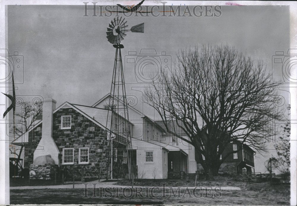 1955, President Eisenhower Gettysburg Home - RRV25231 - Historic Images