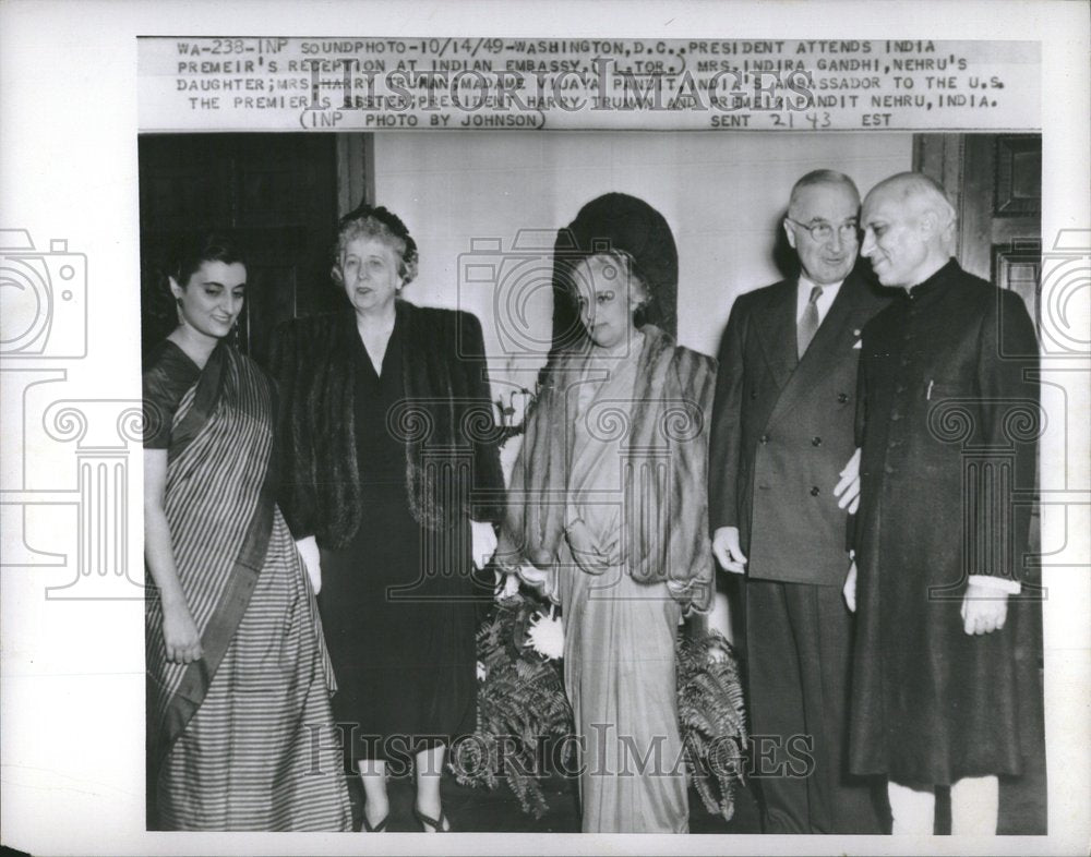 1949 Press Photo Harry S Truman President United States - RRV25311 - Historic Images