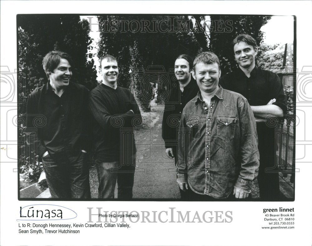 Press Photo Lunasa Donough Irish Musical Band Group - RRV25405 - Historic Images