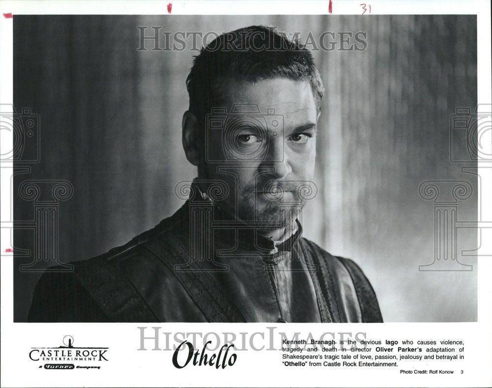 1996 Actor Kenneth Branagh Stars In Othello - Historic Images
