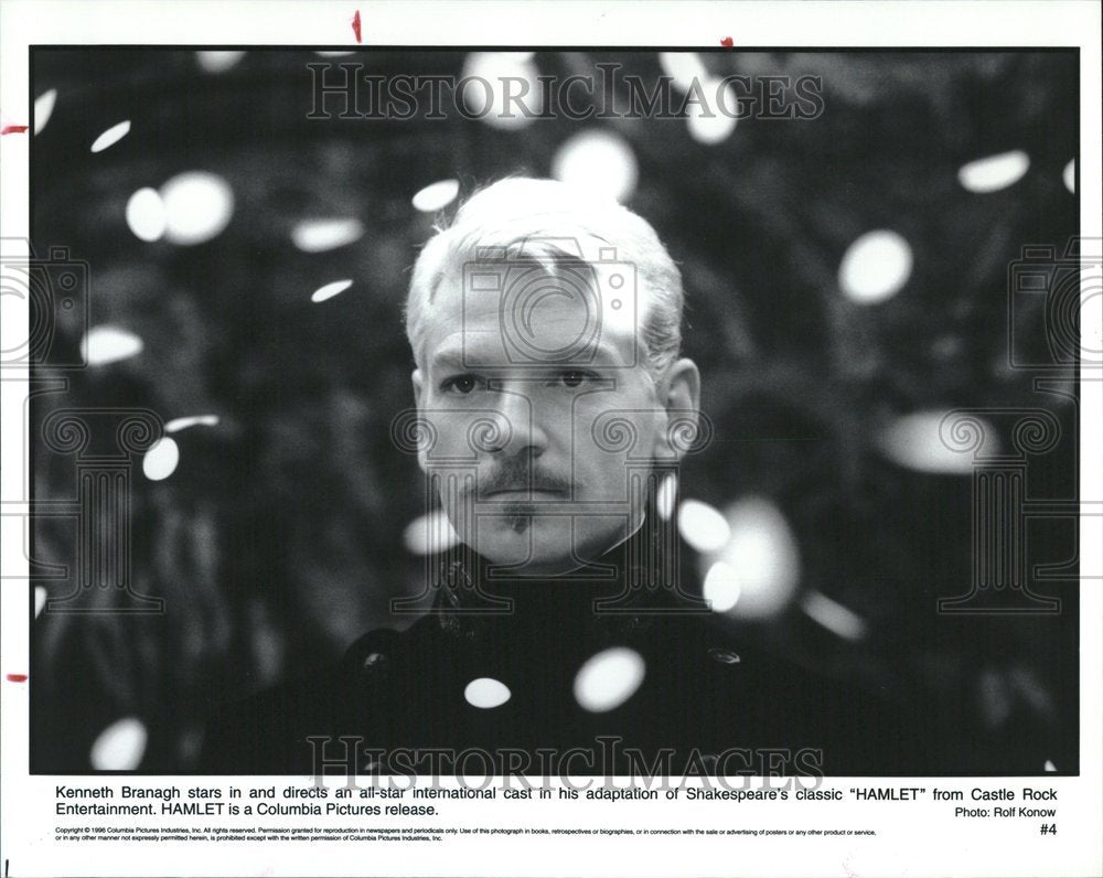 1997 Press Photo Kenneth Branagh Hamlet Shakespeare - Historic Images
