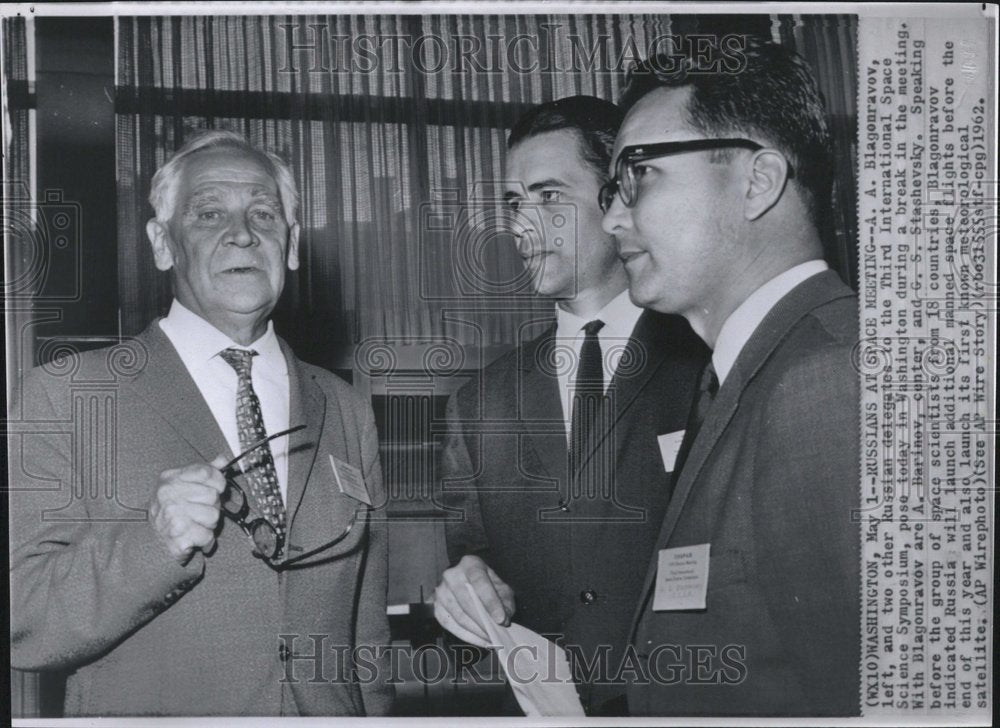 1962, Anatoli A. Blagonravov Russian Space - RRV25573 - Historic Images