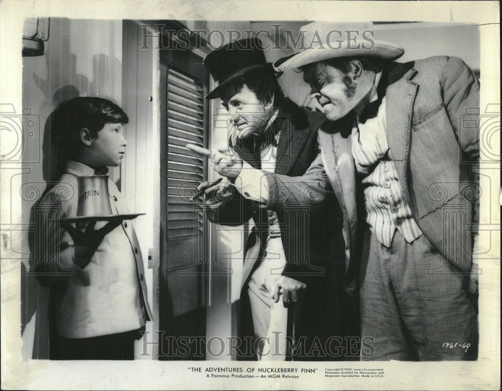 1960 Press Photo Mark Twain Cabin Boy Tony Michey Hodge - Historic Images