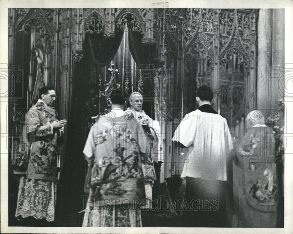 Press Photo Cardinal Hayes Archbishop Roman Catholic - Historic Images