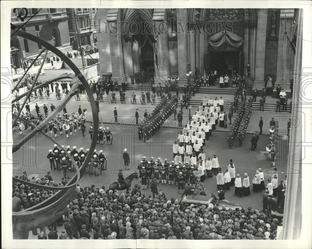 1938 Press Photo Cardinal Patrick Joseph Hayes Catholic - Historic Images