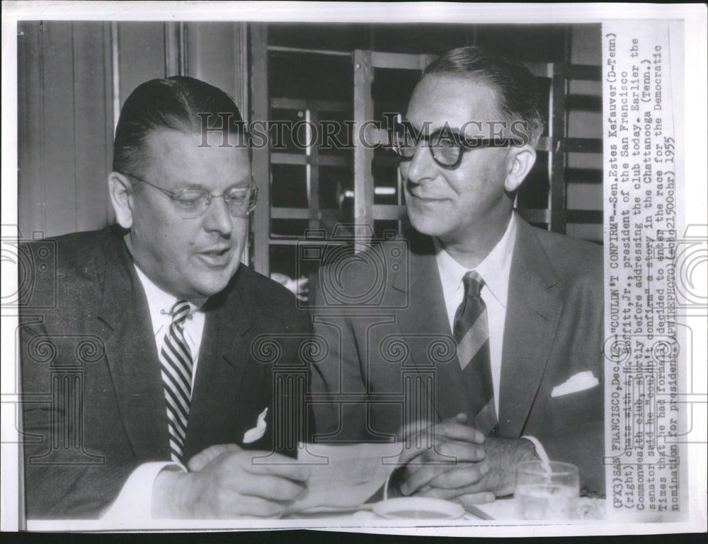 1955 Estes Kefauver Politician Tennessee - Historic Images