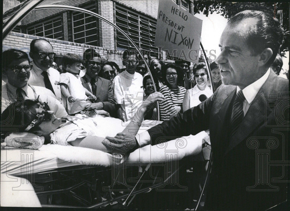 1970 Press Photo President Richard Nixon - Historic Images