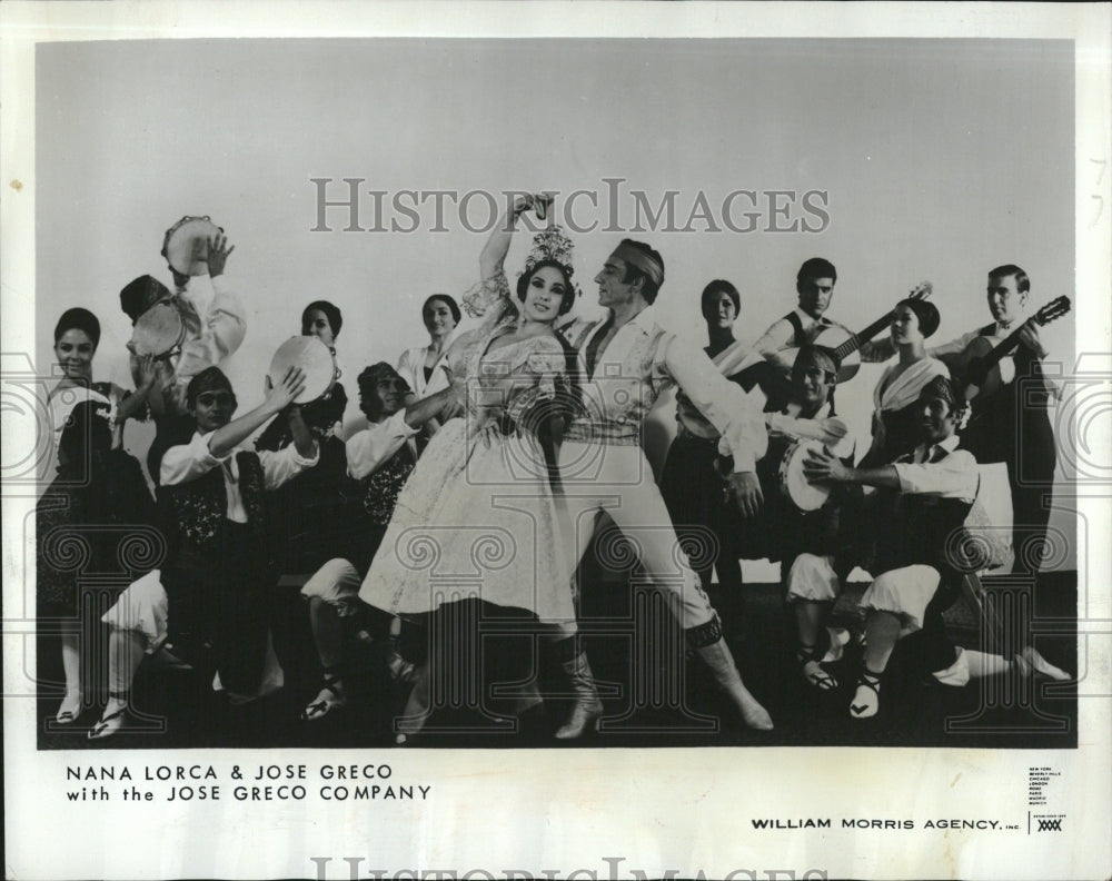 1968 Press Photo Jose Greco Nana Lorca Choreographer - RRV26055 - Historic Images