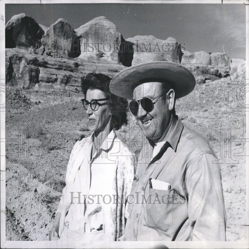 1960 Mr &amp; Mrs Roy W. Cook Gold Mining - Historic Images