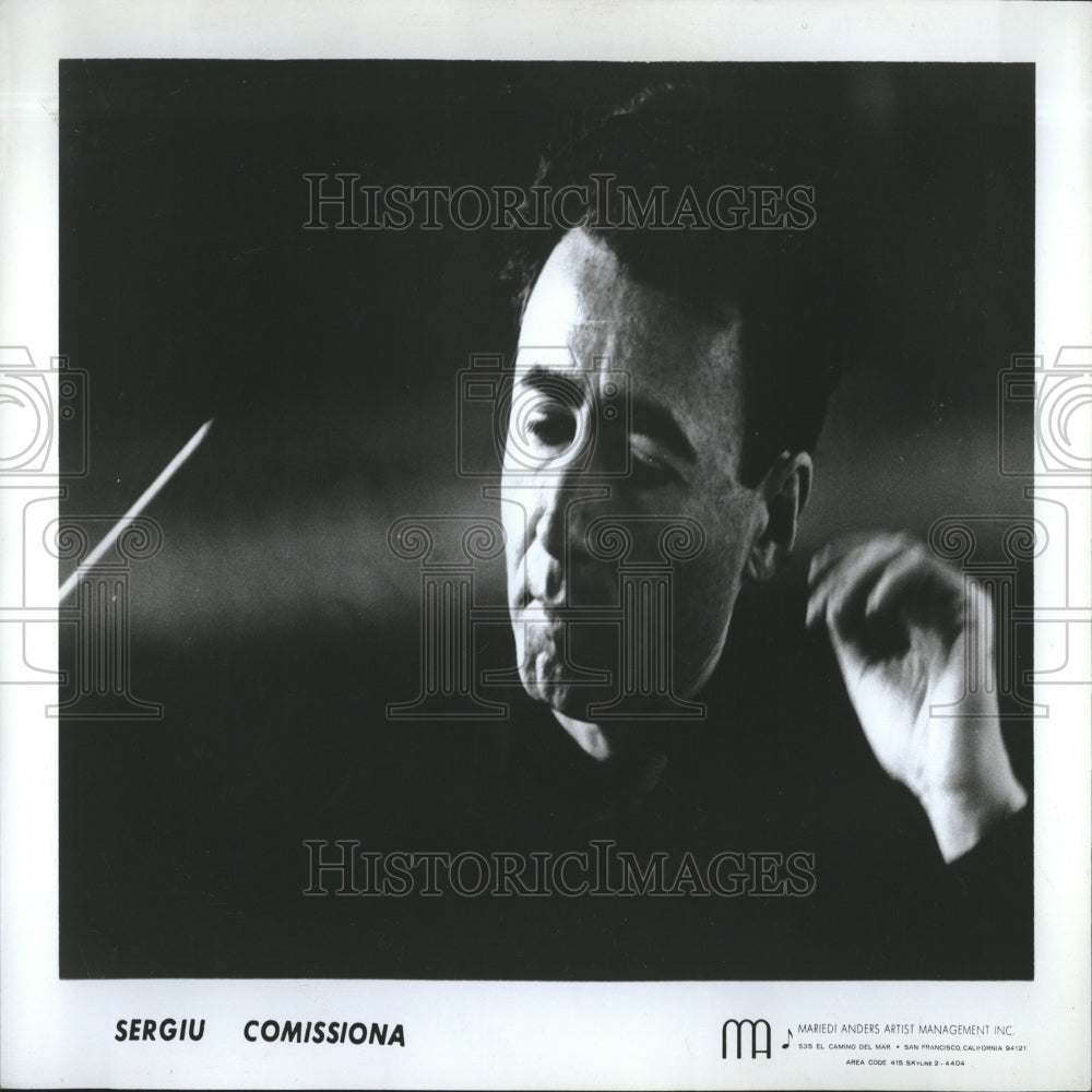 1972 Press Photo Conductor Sergiu Comissiona - RRV26531 - Historic Images
