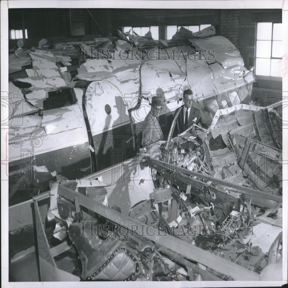 1956 Press Photo Judge And Attorneys Inspect Evidence - RRV26543 - Historic Images