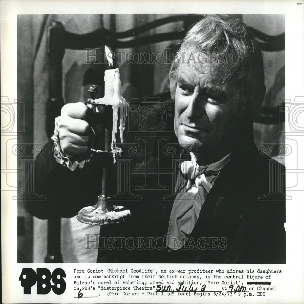1973 Press Photo Micheal Goodlife In Play "Pere Goroit" - RRV26575 - Historic Images