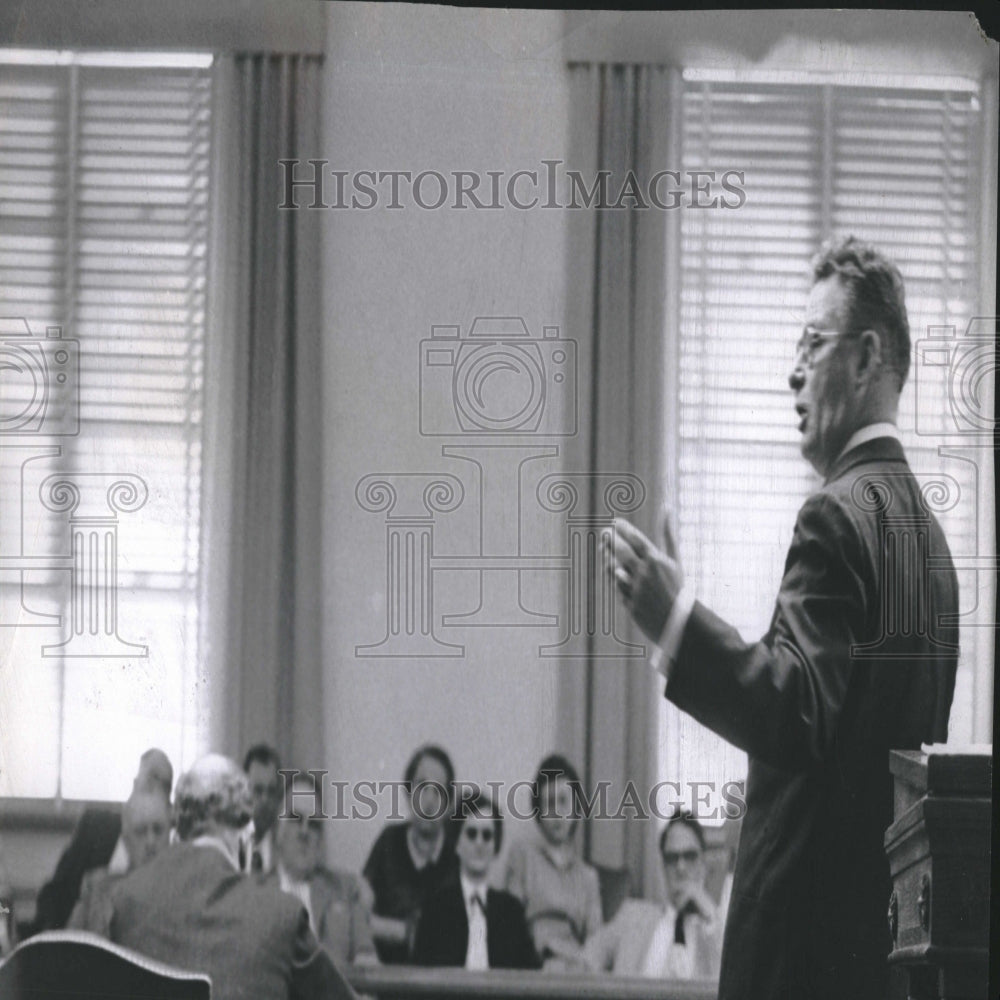 1956 Defense Attorney Gibbons Closing Arg - Historic Images