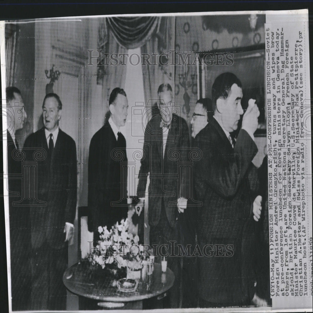 1959 Andrei Gromyko Geneva Conference-Historic Images