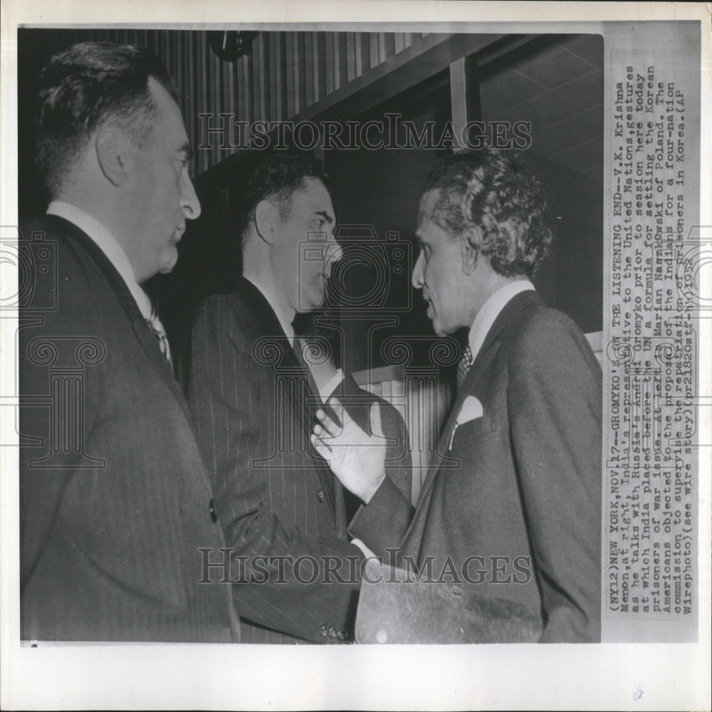 1952 Soviet Foreign Minister Andrei Gromyko-Historic Images