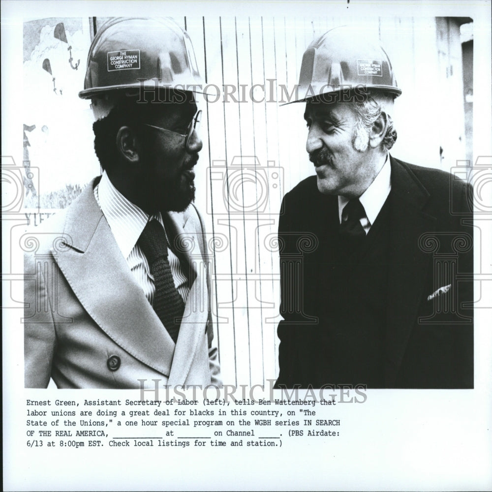 1978, Secretary of Labor Ernest Green PBS - RRV26811 - Historic Images