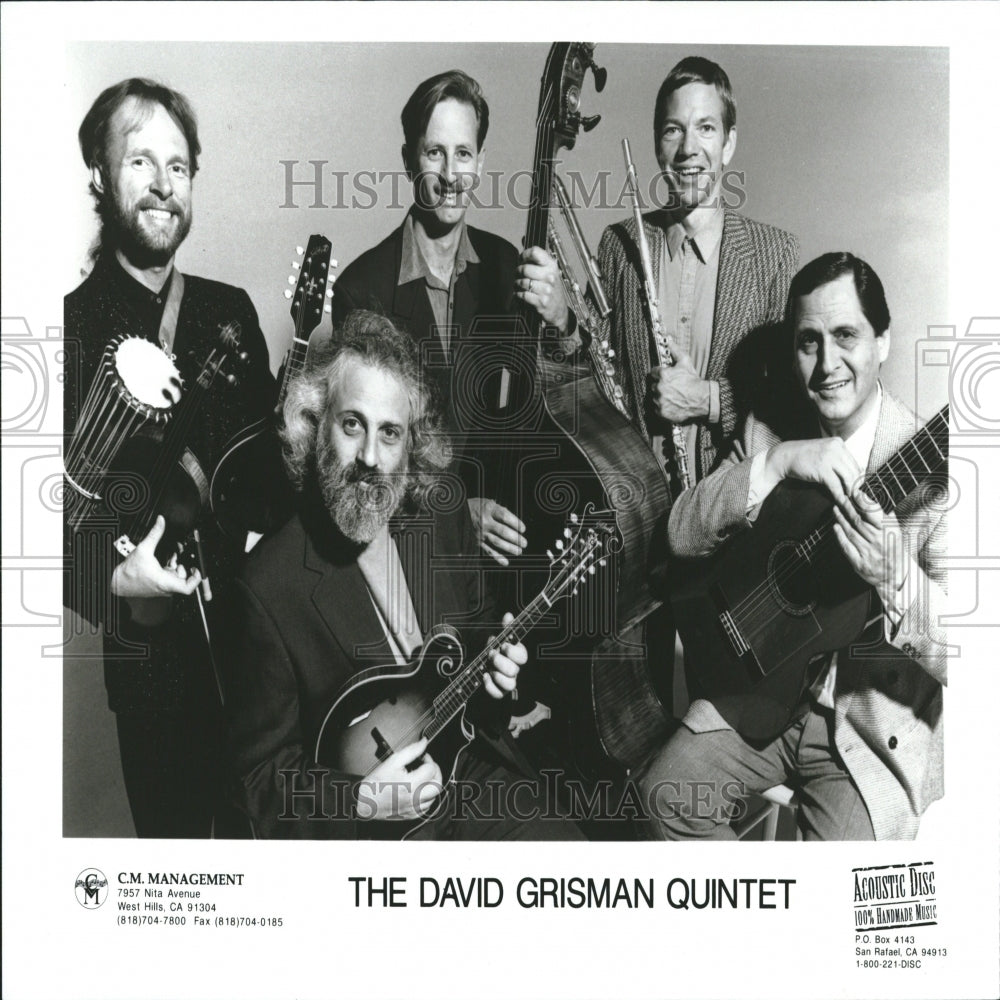 1964 Press Photo David Grisman Quartet Bluegrass Jazz - RRV26845 - Historic Images