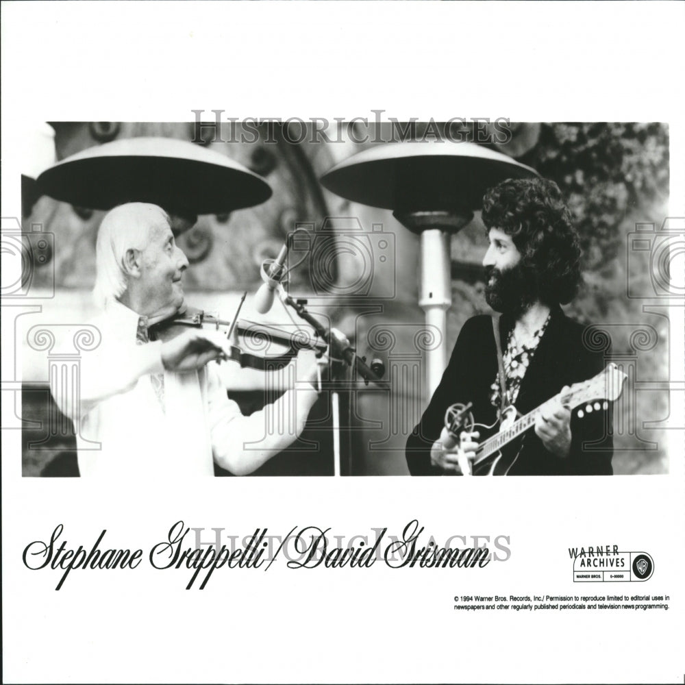 1994 Stephane Grappelli And David Grisman - Historic Images