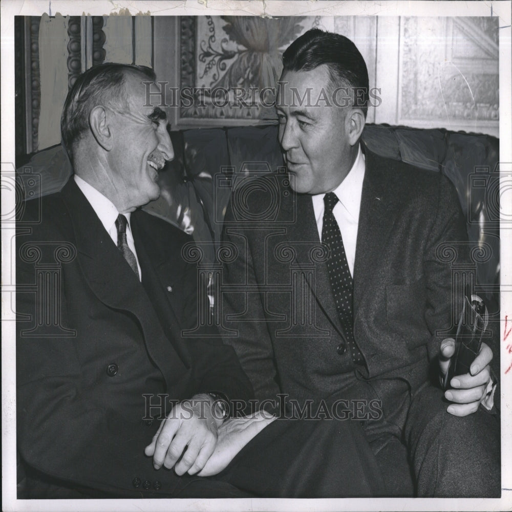 1957 Senators Wayne Morse John A. Carroll - Historic Images
