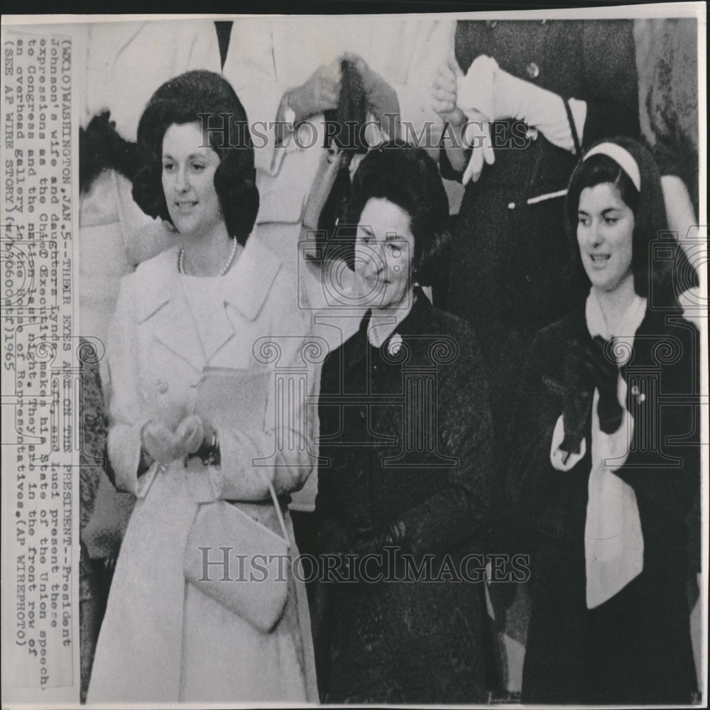 1965 President Johnson&#39;s Family - Historic Images