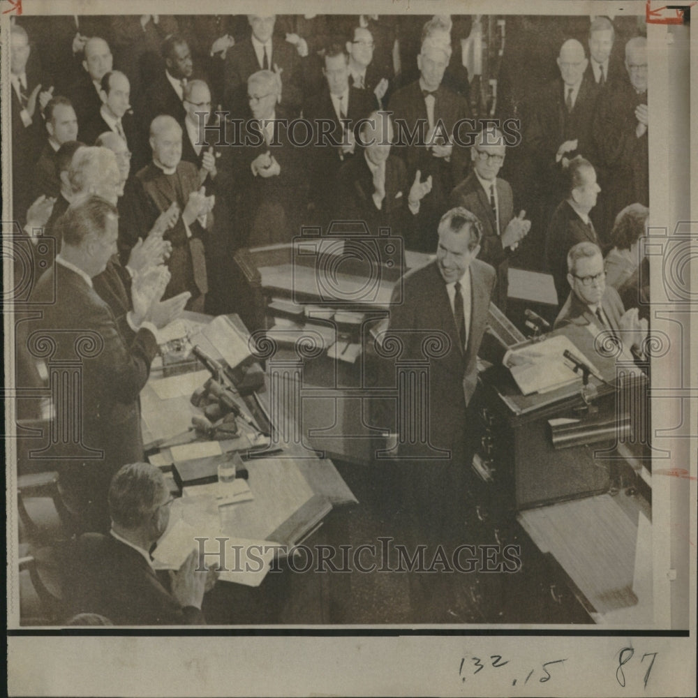 1970 Pres. Nixon/Agnew give State of Union - Historic Images