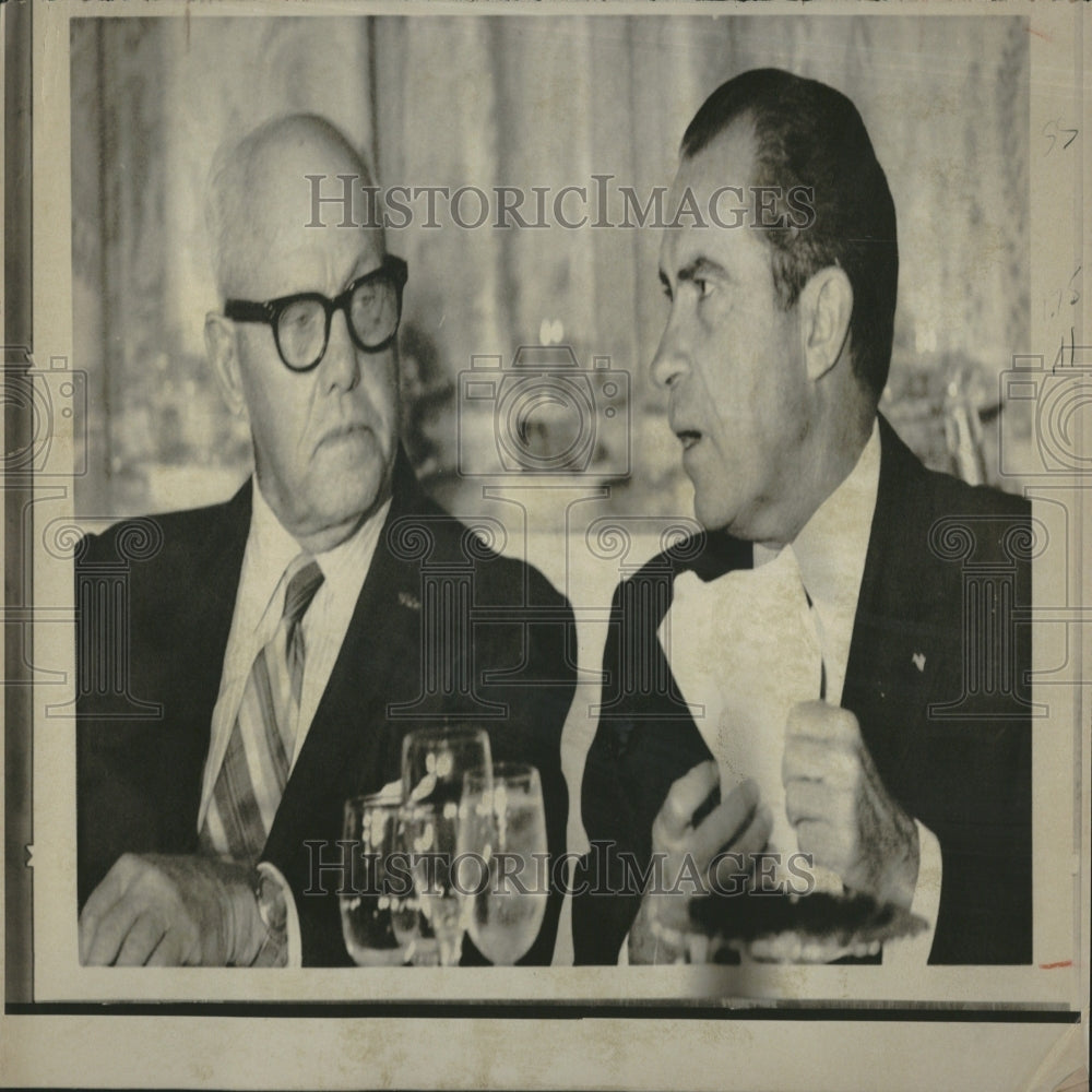 1970 Nixon Dinner AFL CIO Pres White House - Historic Images